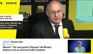 Brexit - l'impact sur l'économie française : Michel Sapin, Ministre des Finances et des Comptes publics