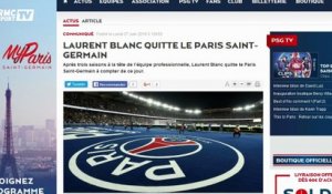 C'est désormais officiel, Laurent Blanc quitte le Paris Saint-Germain