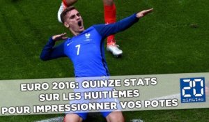 Euro 2016: Quinze stats sur les huitièmes pour impressionner vos potes