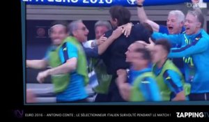 Euro 2016 - Antonio Conte : le sélectionneur italien survolté pendant le match ! (VIDEO)
