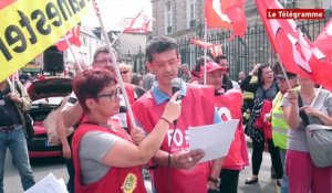 Loi Travail. 400 manifestants à Vannes