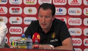 Quarts - Wilmots : "J’espère que la pelouse sera bonne"