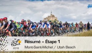Résumé - Étape 1 (Mont-Saint-Michel  Utah Beach Sainte-Marie-du-Mont) - Tour de France 2016