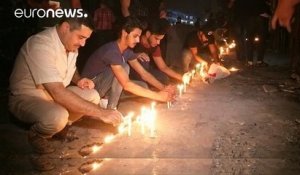 Veillée funèbre après l'attentat de Bagdad qui a fait 119 morts