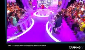 TPMP : Julien Courbet dévoile son caleçon en plein direct (Vidéo)