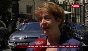 L'ancienne ministre PS Catherine Tasca rend hommage à Michel Rocard