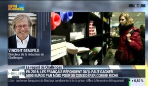 Le regard de Challenges: Les Français répondent qu'il faut gagner 5 000 euros par mois pour se considérer comme riche - 07/07