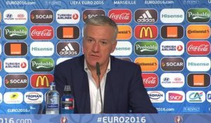 Euro 2016 - 1/2 finale - La réaction de Didier Deschamps après France/Allemagne