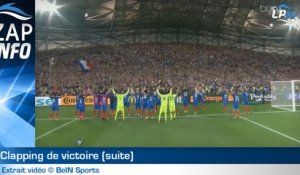 Zap : l'étonnant clapping au Vélodrome avec les Bleus