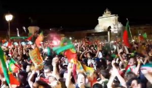 Euro 2016 : A Lisbonne, les Portugais en liesse après la victoire de la Seleçao