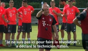 Bayern - Ribéry découvre Ancelotti à l'entrainement