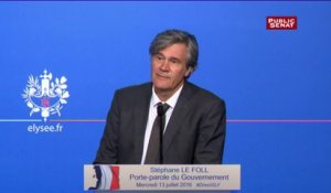 Stéphane Le Foll sur le meeting de Macron à la Mutualité : "Il faut éviter de s'égailler..."