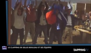 Gilles Bouleau fait un clapping avec la rédaction de TF1 (Vidéo)