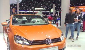 Volkswagen Golf cabriolet restylé : discrète - En direct du salon de Francfort 2015