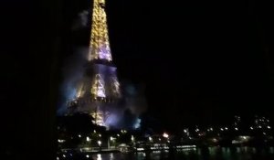 Incendie de la Tour Eiffel ce 14 Juillet 2016