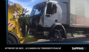 Attentat de Nice : Le camion criblé de balles évacué de la Promenade des Anglais