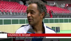Yannick Noah : "Notre objectif c’est de gagner la Coupe Davis"