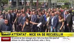 Minute de silence à Nice : Manuel Valls hué à son arrivée sur la Promenade des Anglais