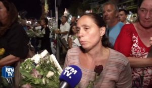 Nice: une chaîne humaine pour déplacer les hommages déposés sur la promenade des Anglais