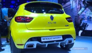 La Renault Clio 4 RS en direct du Mondial 2012