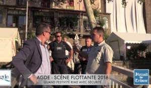 AGDE - 2016 - SCENE FLOTTANTE - QUAND FESTIVITE RIME AVEC SECURITE