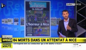 Attentats à Nice : la presse internationale sous le choc après le drame