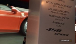 En direct du salon de Francfort 2011 - La vidéo de la Ferrari 458 Italia Spider