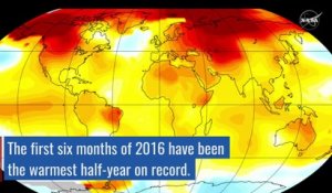 L'effet du réchauffement climatique : 2016 est un record ! NASA Climate Trends 2016