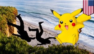 Deux hommes tombent d'une falaise en jouant à Pokemon Go