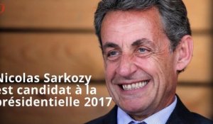 Présidentielle 2017 : Nicolas Sarkozy annonce sa candidature