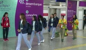 Oly-2016: athlètes et les délégations arrivent à Rio de Janeiro