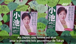 Une femme élue pour la première fois gouverneur de Tokyo