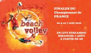 LIVE Beach Volley Finale du Championnat de France 2016