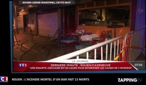 Rouen : L’incendie mortel d’un bar fait 13 morts