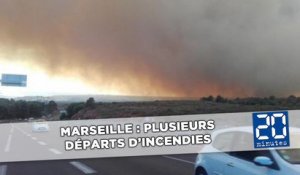 Marseille : Plusieurs départs d’incendies