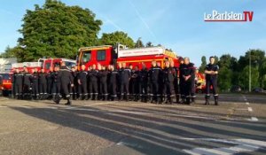 95 pompiers d'Île-de-France au secours des Bouches-du-Rhône