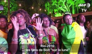 Rio-2016: les fans de Bolt "sur la lune"