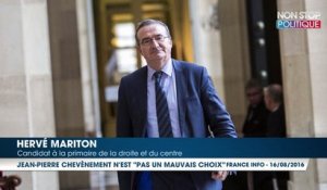 Fondation pour l'islam de France : pour Hervé Mariton, Jean-Pierre Chevènement n'est "pas un mauvais choix"