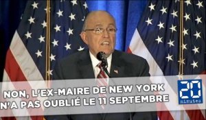 Non, l'ex-maire de New York n'a pas oublié le 11 septembre