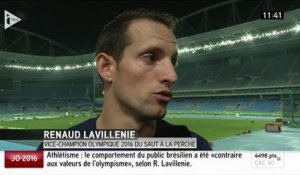 Rio 2016 : Renaud Lavillenie en veut au "public de merde"