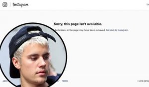 Justin Bieber a fermé son compte Instagram