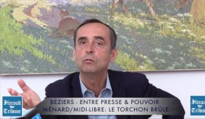 BEZIERS - 2016 - ENTRE PRESSE et POUVOIR : MENARD & MIDI LIBRE LE TORCHON BRÛLE
