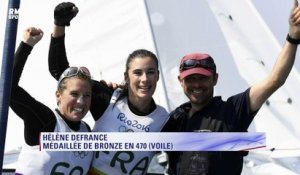 JO - Camille Lecointre et Hélène Defrance savourent la médaille de bronze en voile