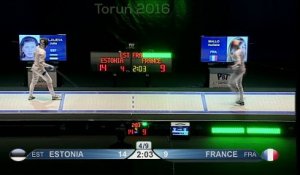 CE Torun 2016 - ED Finale équipes France vs Estonie