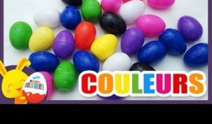 Compétition des couleurs - Oeufs surprises pour apprendre les couleurs - Titounis