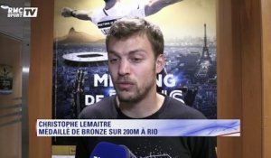 Christophe Lemaitre : "J'ai encore envie d'avoir d'autres médailles"