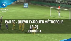 J4 - Pau FC - Quevilly-Rouen Métropole (2-2), le résumé