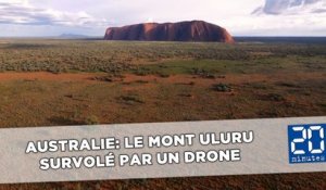 L’incroyable vidéo du Mont Uluru vu du ciel par un drone
