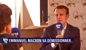 "De l'ego, j'en ai": quand Macron affichait ses ambitions