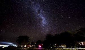 PLus beau ciel étoilé du monde : Time lapse de la Twee Rivieren